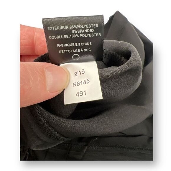 Sam Edelman Strapless Feather Top Sheath Dress Size 4 - Picture 9 of 9